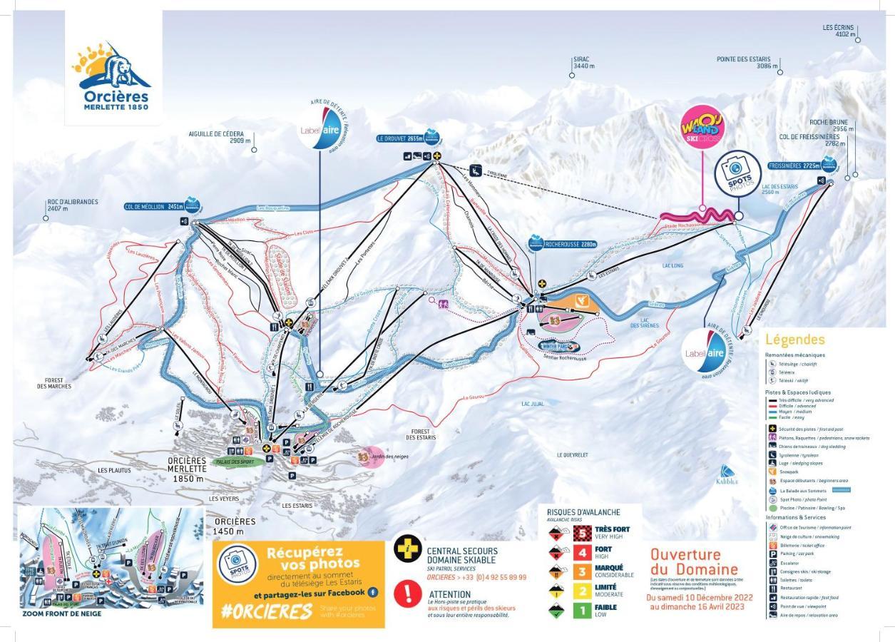 Appt T2 Cabine 4-6 Personnes Au Pied Des Pistes Орсьер Экстерьер фото