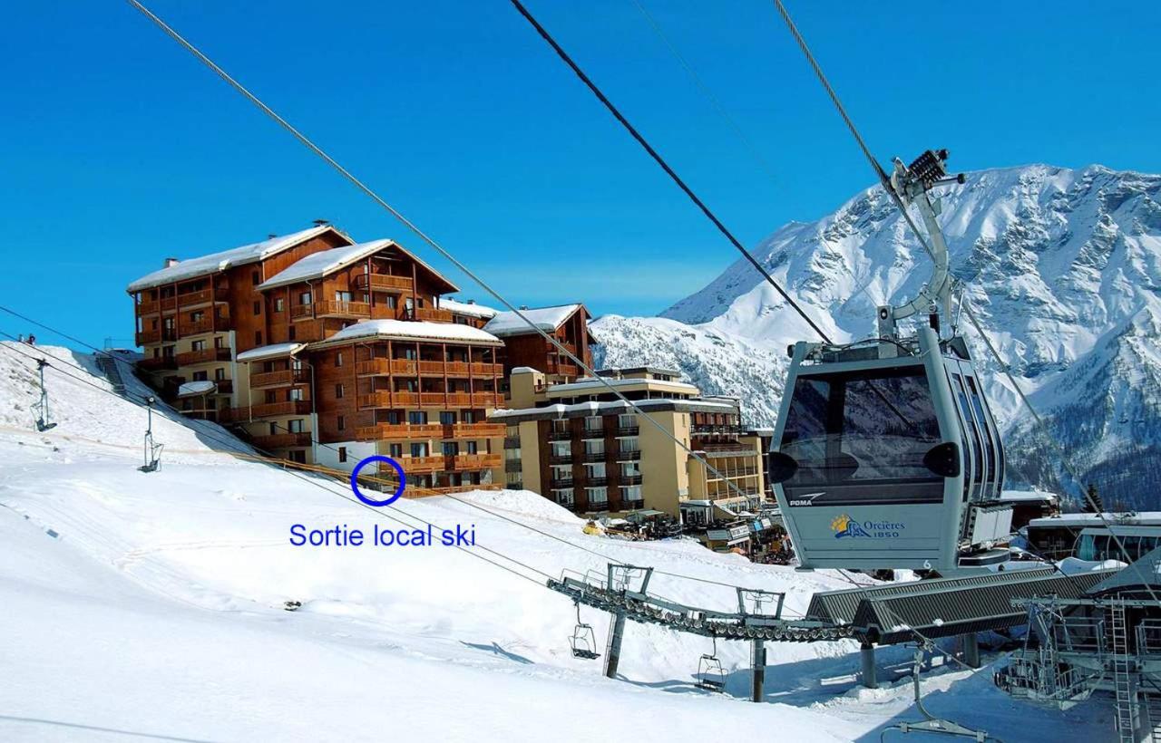Appt T2 Cabine 4-6 Personnes Au Pied Des Pistes Орсьер Экстерьер фото
